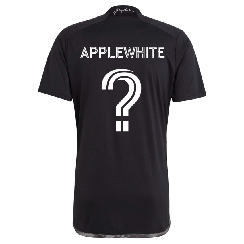 Dětské Christopher Applewhite #0 Černá Daleko Hráčské Dresy 2024/25 Dres