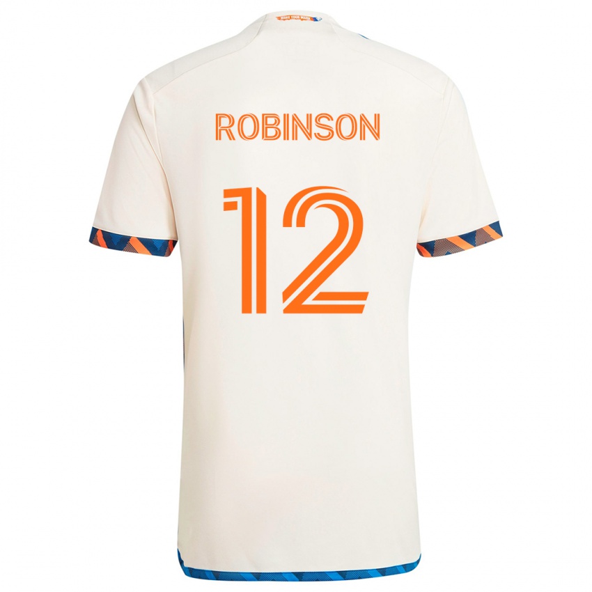 Dětské Miles Robinson #12 Bílá Oranžová Daleko Hráčské Dresy 2024/25 Dres