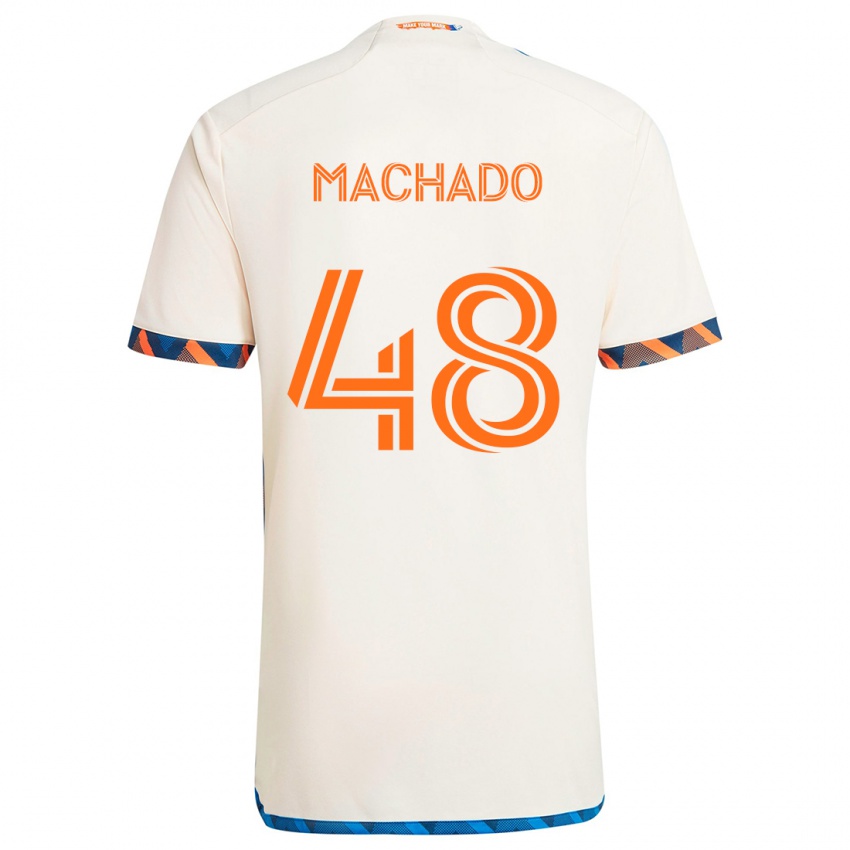 Dětské Juan Machado #48 Bílá Oranžová Daleko Hráčské Dresy 2024/25 Dres