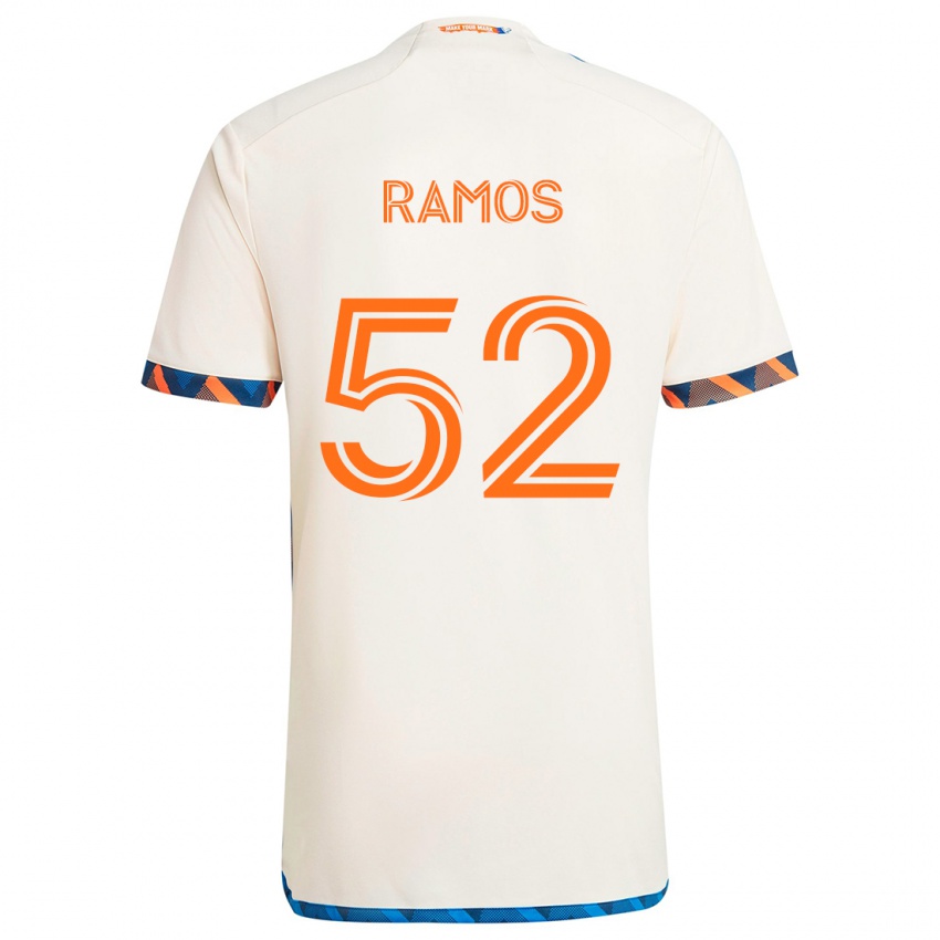 Dětské Yair Ramos #52 Bílá Oranžová Daleko Hráčské Dresy 2024/25 Dres