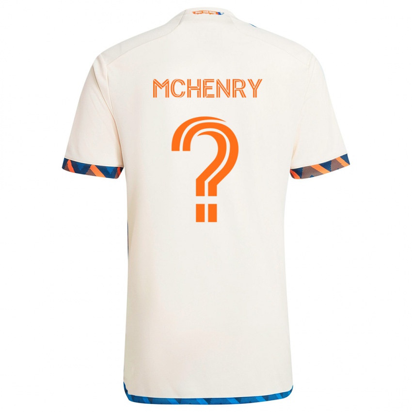 Dětské Nicholas Mchenry #0 Bílá Oranžová Daleko Hráčské Dresy 2024/25 Dres