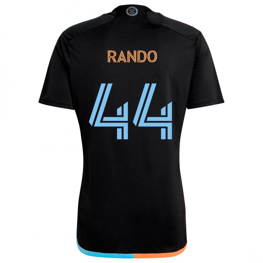 Dětské Alex Rando #44 Černá Oranžová Modrá Daleko Hráčské Dresy 2024/25 Dres