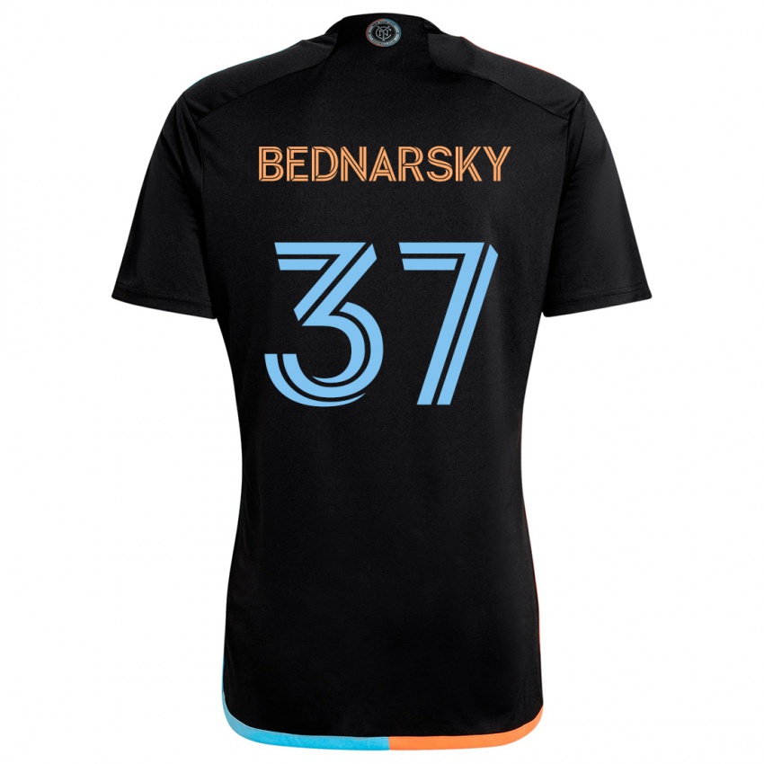 Dětské Stevo Bednarsky #37 Černá Oranžová Modrá Daleko Hráčské Dresy 2024/25 Dres