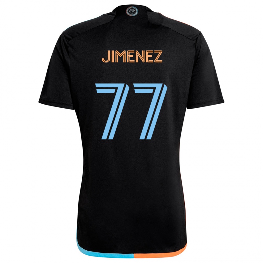 Dětské Jonathan Jiménez #77 Černá Oranžová Modrá Daleko Hráčské Dresy 2024/25 Dres