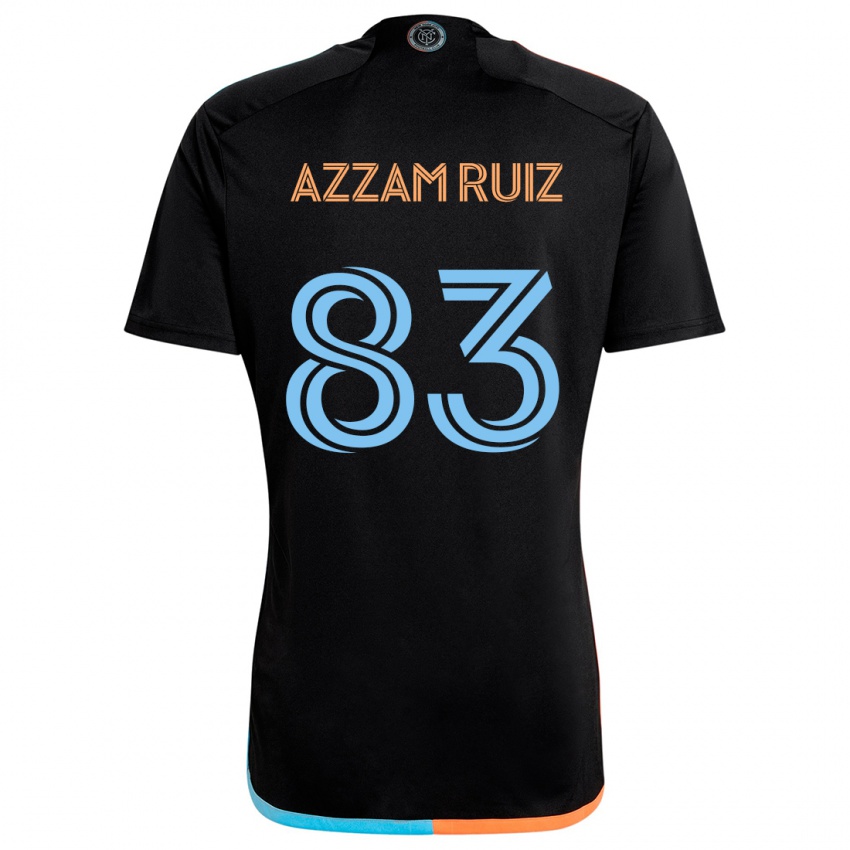 Dětské Camil Azzam Ruiz #83 Černá Oranžová Modrá Daleko Hráčské Dresy 2024/25 Dres