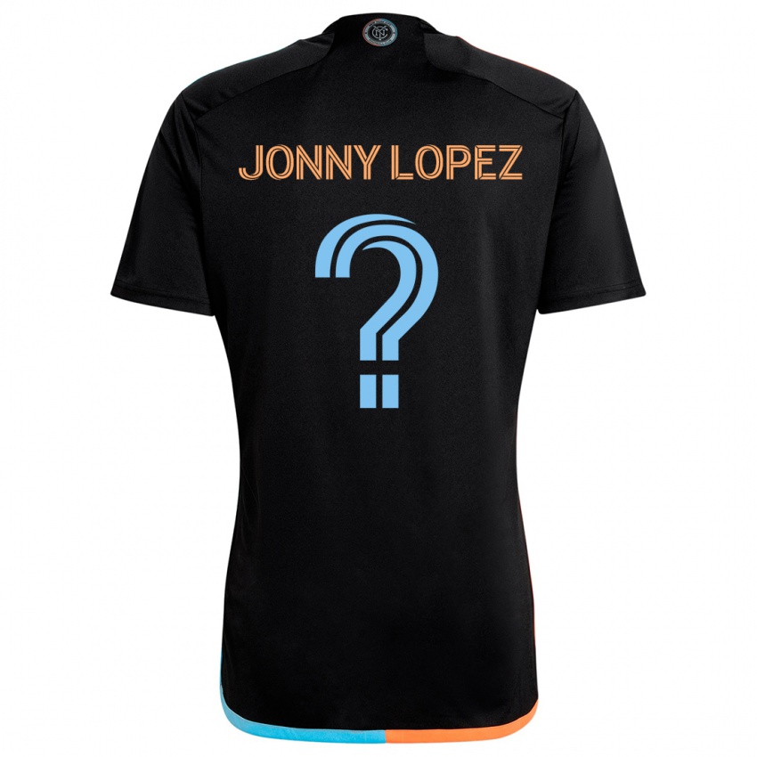 Dětské Jonny Lopez #0 Černá Oranžová Modrá Daleko Hráčské Dresy 2024/25 Dres