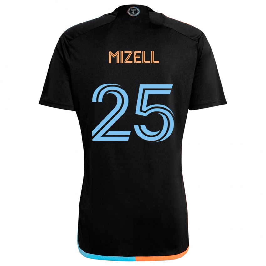 Dětské Cody Mizell #25 Černá Oranžová Modrá Daleko Hráčské Dresy 2024/25 Dres