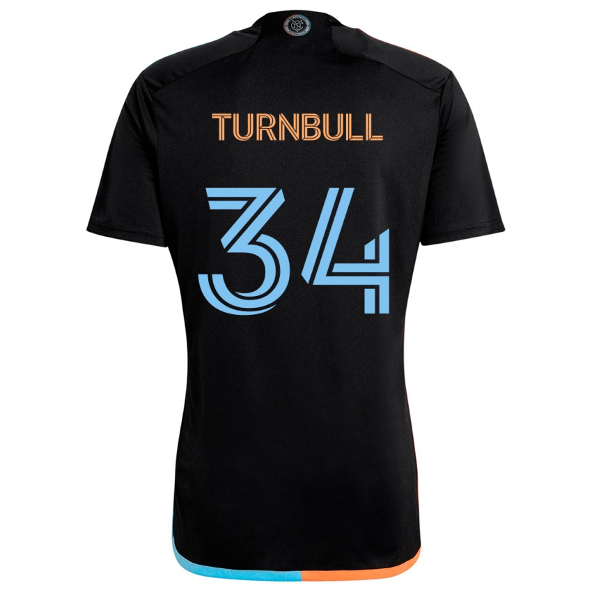 Dětské Stephen Turnbull #34 Černá Oranžová Modrá Daleko Hráčské Dresy 2024/25 Dres