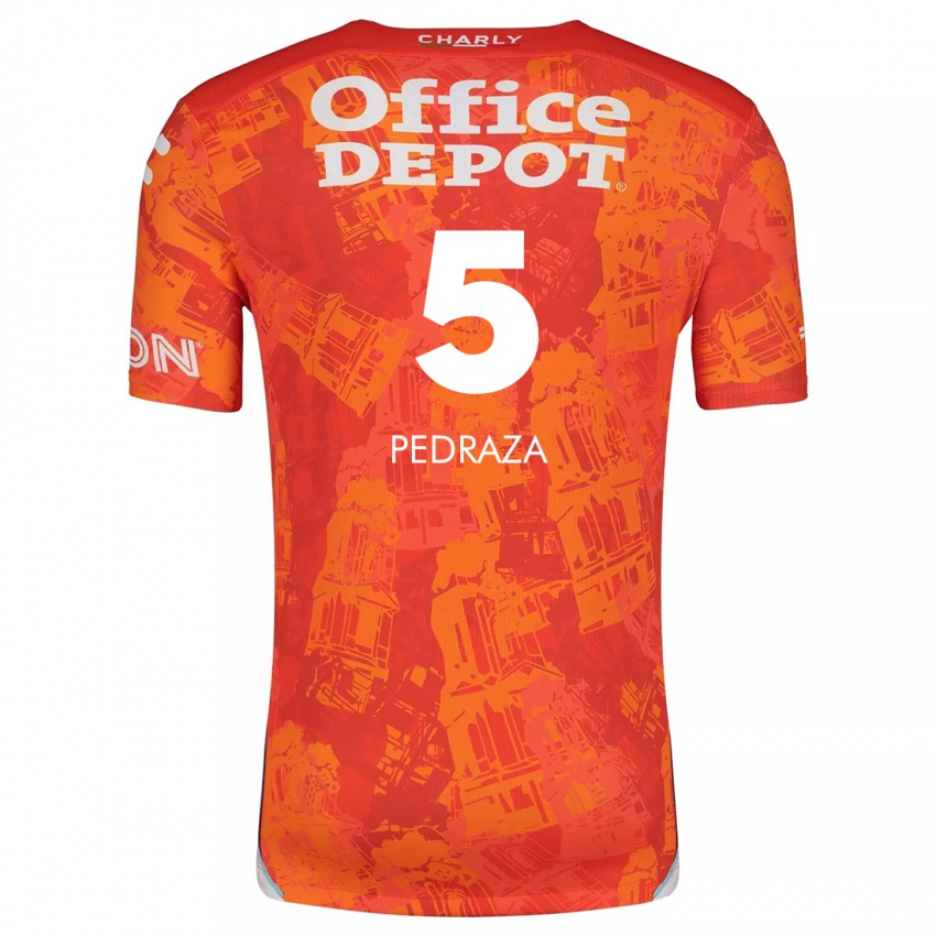 Dětské Pedro Pedraza #5 Oranžová Bílá Daleko Hráčské Dresy 2024/25 Dres