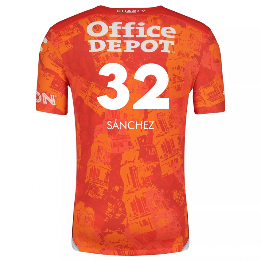 Dětské Carlos Sánchez #32 Oranžová Bílá Daleko Hráčské Dresy 2024/25 Dres