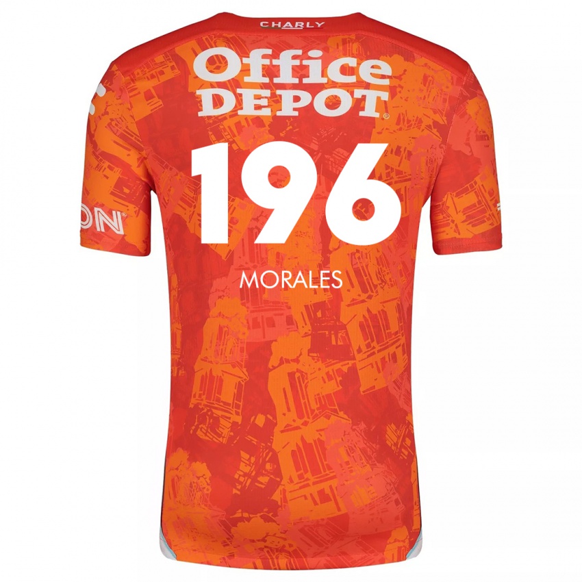 Dětské Erik Morales #196 Oranžová Bílá Daleko Hráčské Dresy 2024/25 Dres