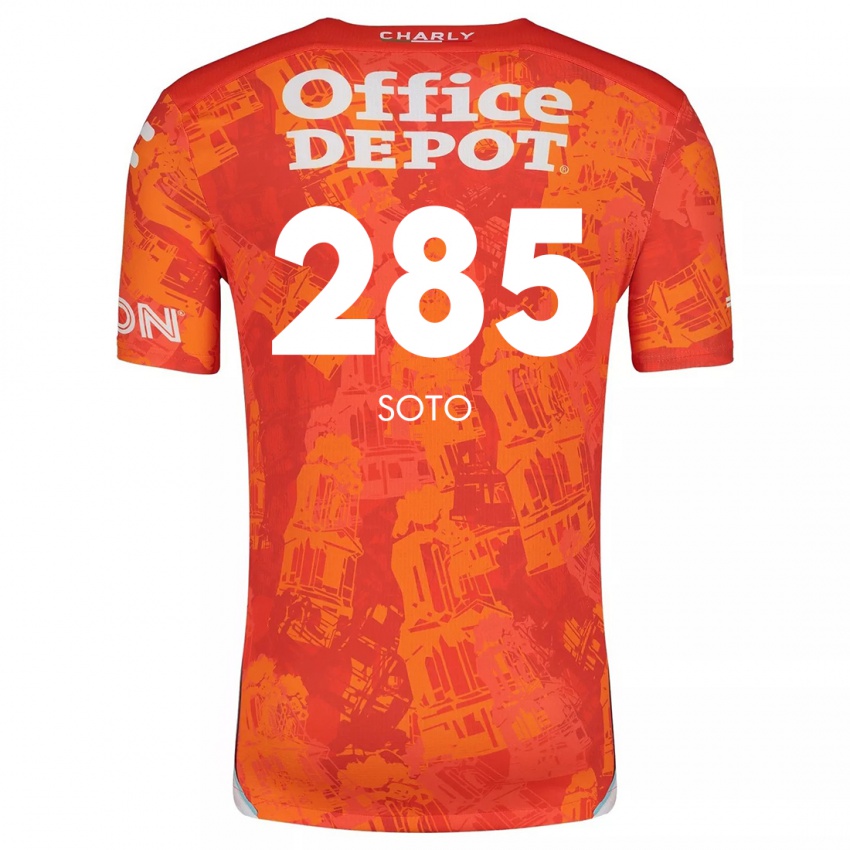 Dětské Edwin Soto #285 Oranžová Bílá Daleko Hráčské Dresy 2024/25 Dres