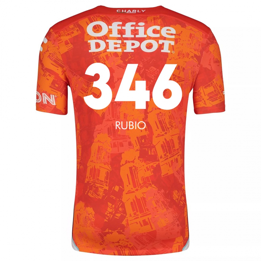 Dětské Mateo Rubio #346 Oranžová Bílá Daleko Hráčské Dresy 2024/25 Dres