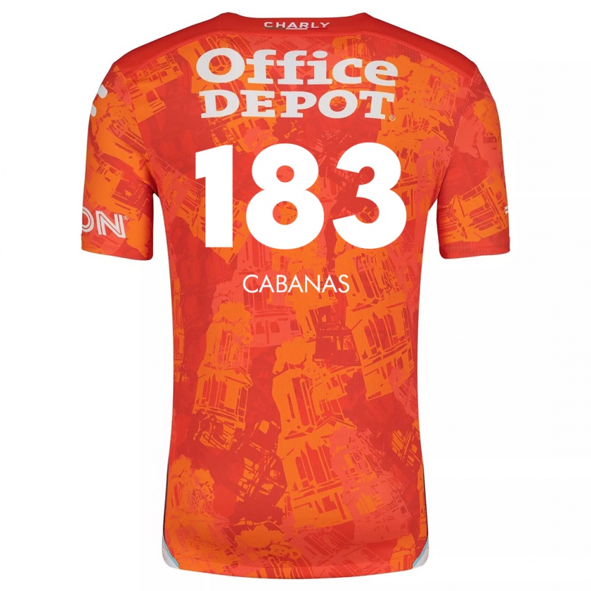 Dětské Mauricio Cabañas #183 Oranžová Bílá Daleko Hráčské Dresy 2024/25 Dres