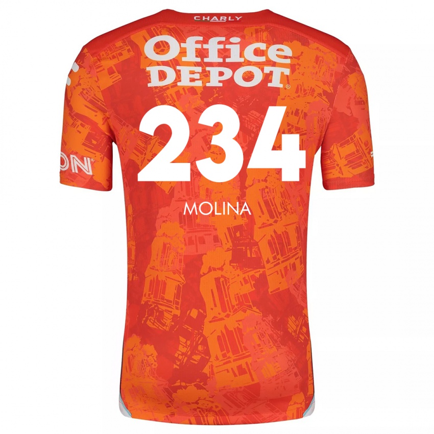 Dětské Yoshimar Molina #234 Oranžová Bílá Daleko Hráčské Dresy 2024/25 Dres