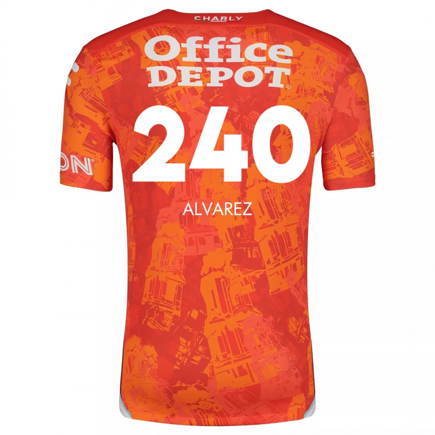 Dětské Gael Álvarez #240 Oranžová Bílá Daleko Hráčské Dresy 2024/25 Dres