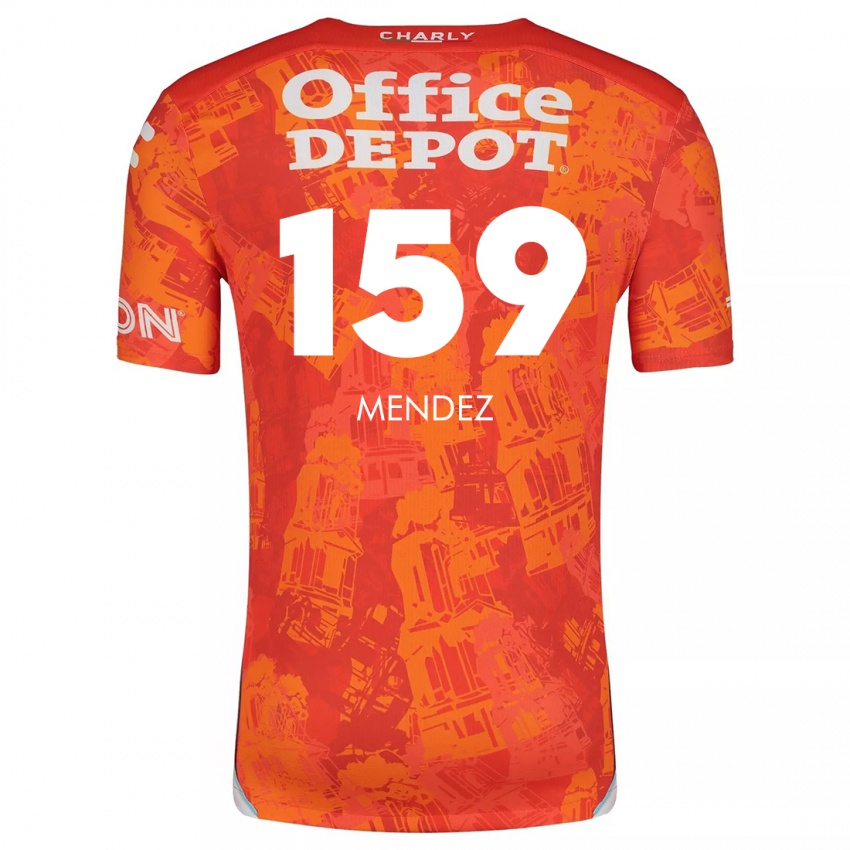 Dětské Daniel Méndez #159 Oranžová Bílá Daleko Hráčské Dresy 2024/25 Dres