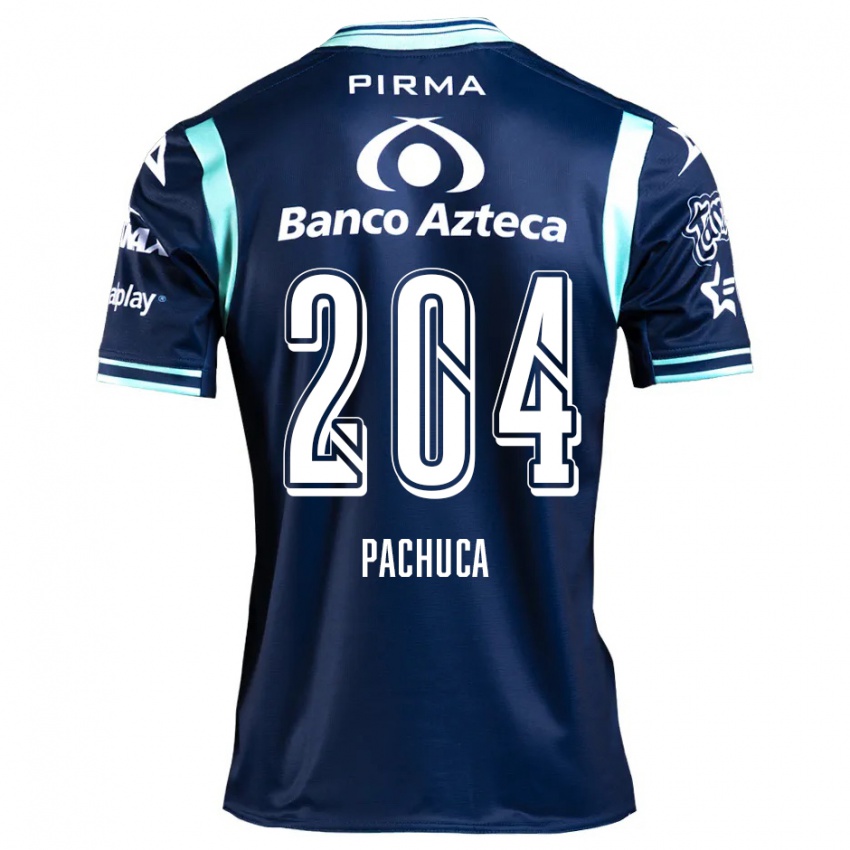 Dětské José Pachuca #204 Námořnická Modrá Daleko Hráčské Dresy 2024/25 Dres