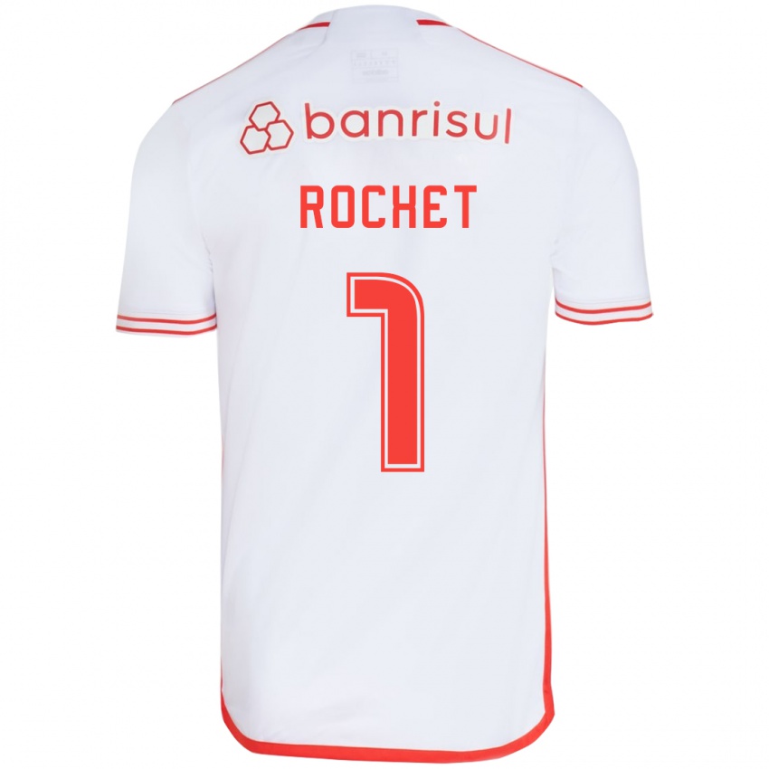 Dětské Sergio Rochet #1 Bílá Červená Daleko Hráčské Dresy 2024/25 Dres