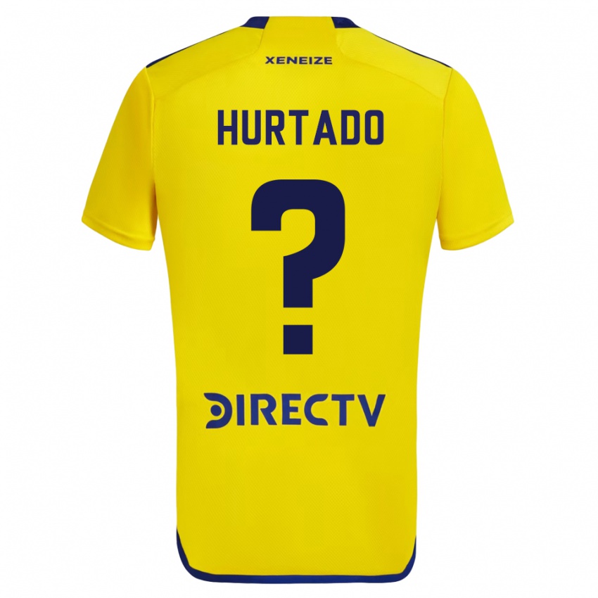 Dětské Jan Hurtado #0 Žlutá Modrá Daleko Hráčské Dresy 2024/25 Dres