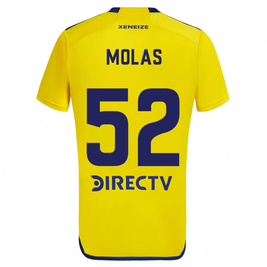 Dětské Walter Molas #52 Žlutá Modrá Daleko Hráčské Dresy 2024/25 Dres