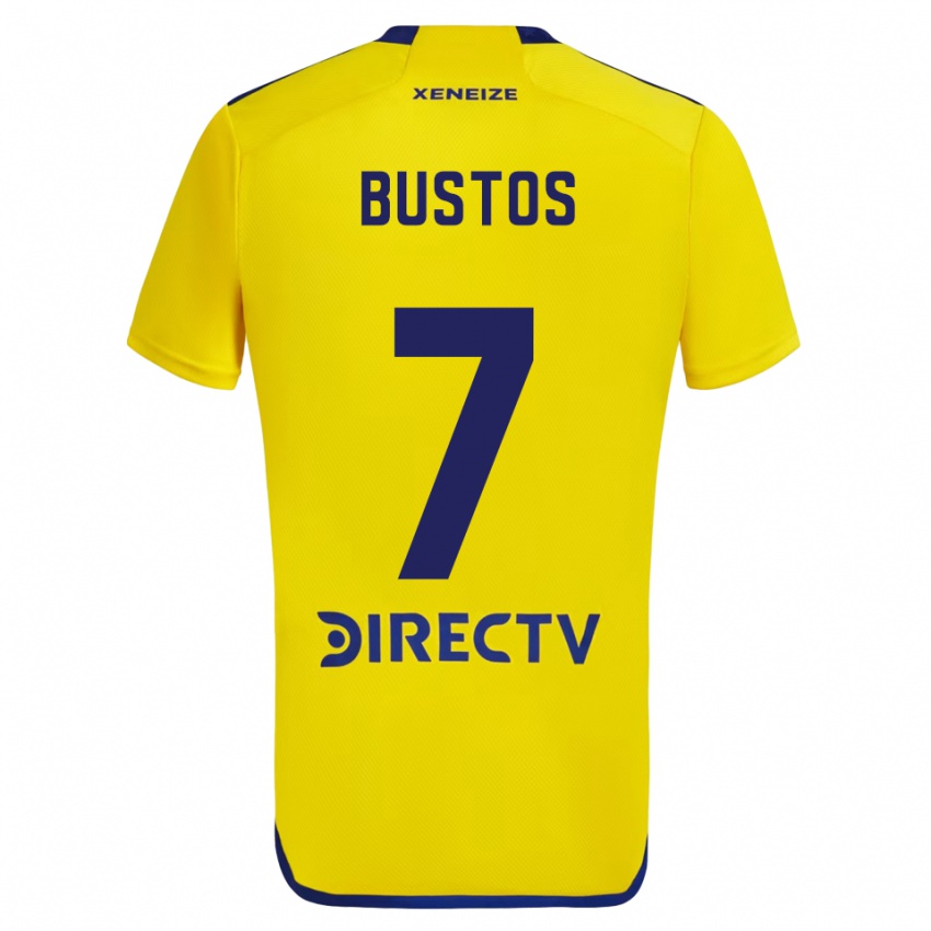 Dětské Tomás Bustos #7 Žlutá Modrá Daleko Hráčské Dresy 2024/25 Dres