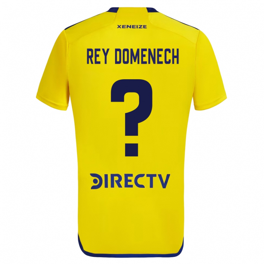 Dětské Camilo Rey Domenech #0 Žlutá Modrá Daleko Hráčské Dresy 2024/25 Dres