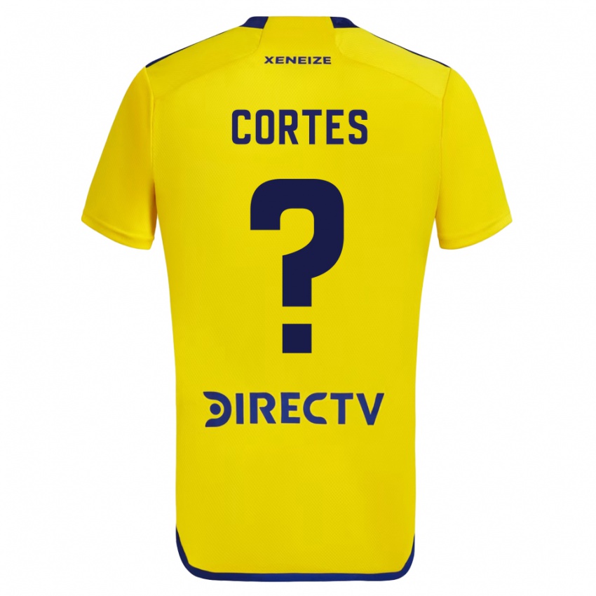 Dětské Brandon Cortés #0 Žlutá Modrá Daleko Hráčské Dresy 2024/25 Dres