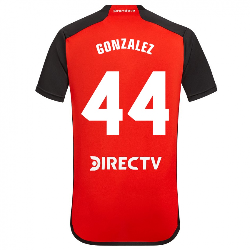 Dětské Alexis González #44 Červená Černá Bílá Daleko Hráčské Dresy 2024/25 Dres