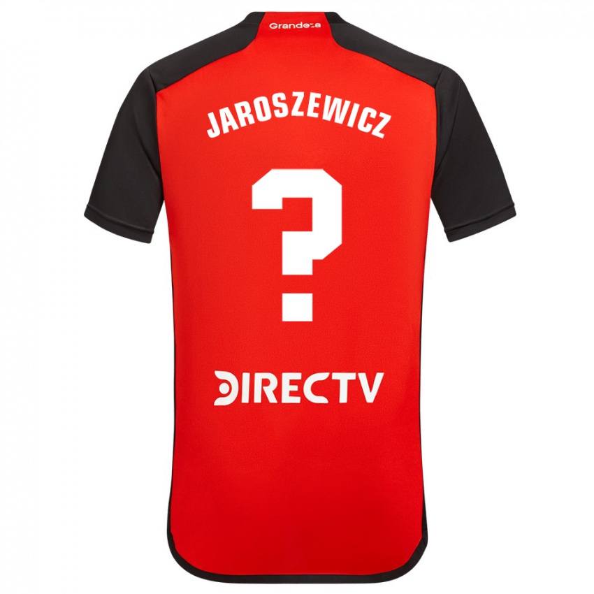 Dětské Franco Jaroszewicz #0 Červená Černá Bílá Daleko Hráčské Dresy 2024/25 Dres