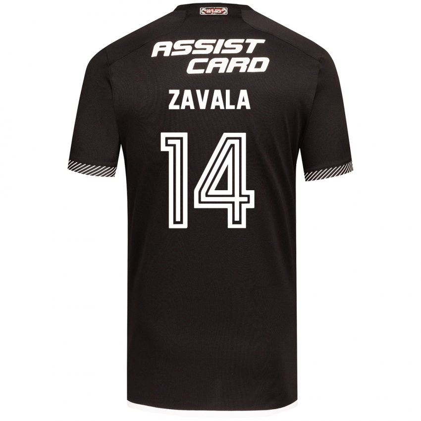 Dětské Cristián Zavala #14 Černá Bílá Daleko Hráčské Dresy 2024/25 Dres