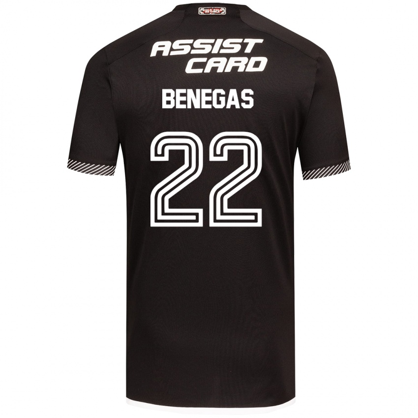 Dětské Leandro Benegas #22 Černá Bílá Daleko Hráčské Dresy 2024/25 Dres