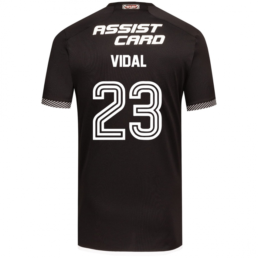 Dětské Arturo Vidal #23 Černá Bílá Daleko Hráčské Dresy 2024/25 Dres