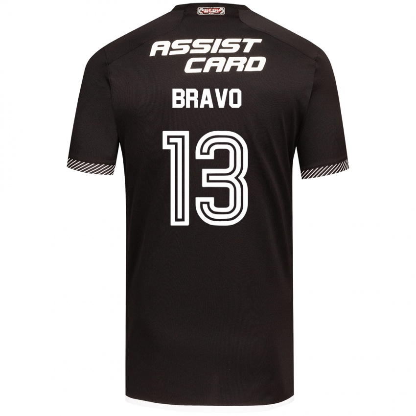 Dětské Santiago Bravo #13 Černá Bílá Daleko Hráčské Dresy 2024/25 Dres