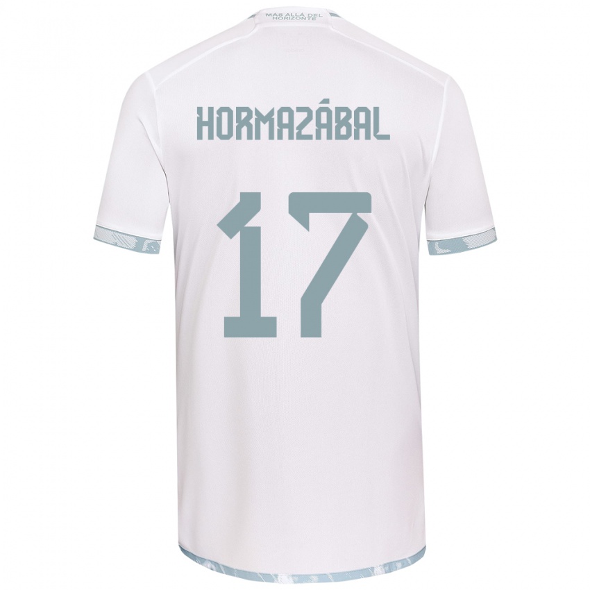 Dětské Fabián Hormazábal #17 Bílá Šedá Daleko Hráčské Dresy 2024/25 Dres