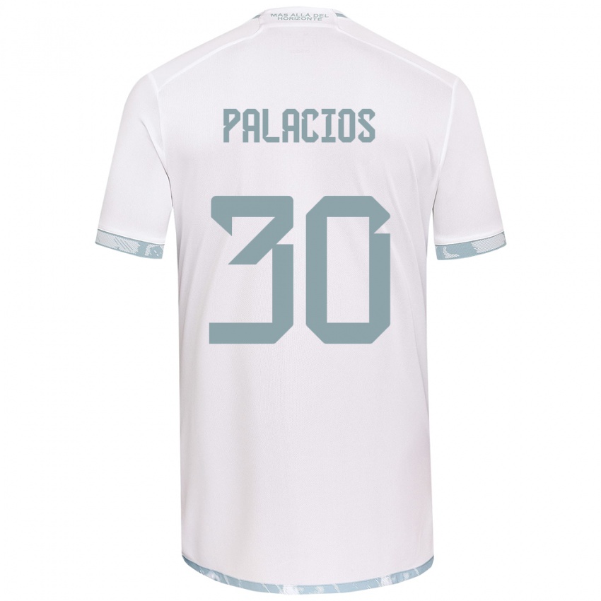 Dětské Cristian Palacios #30 Bílá Šedá Daleko Hráčské Dresy 2024/25 Dres