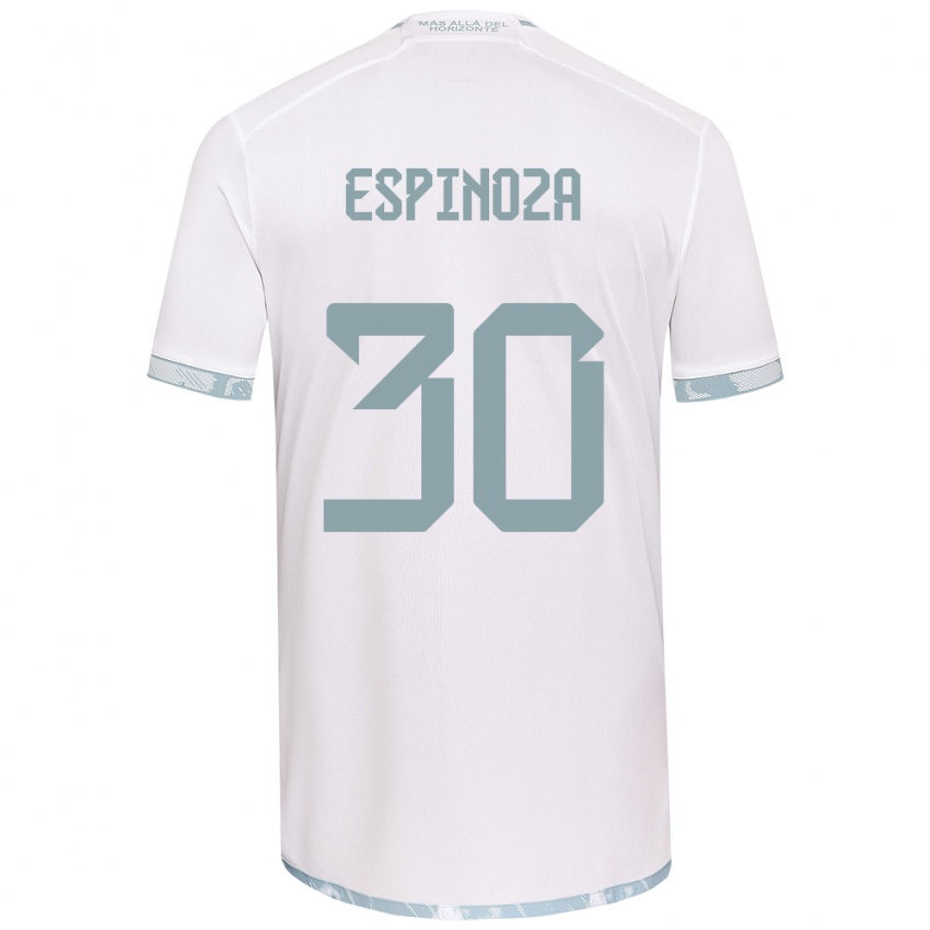 Dětské Isidora Espinoza #30 Bílá Šedá Daleko Hráčské Dresy 2024/25 Dres