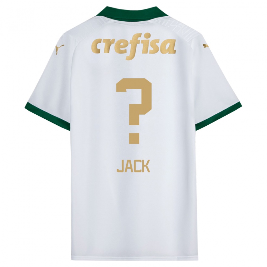 Dětské Fellipe Jack #0 Bílá Zelená Daleko Hráčské Dresy 2024/25 Dres