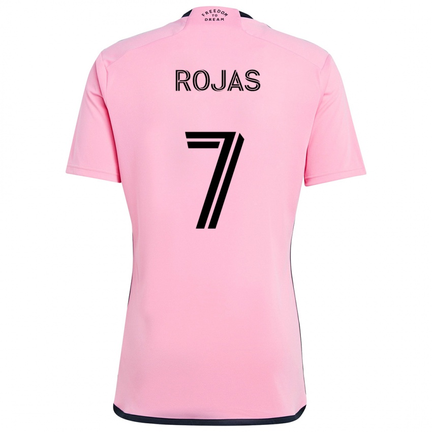 Pánské Matias Rojas #7 Růžový Domů Hráčské Dresy 2024/25 Dres