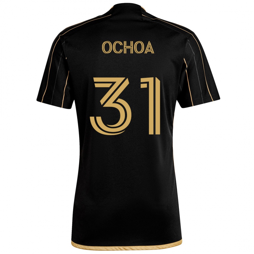 Pánské David Ochoa #31 Černé Zlato Domů Hráčské Dresy 2024/25 Dres