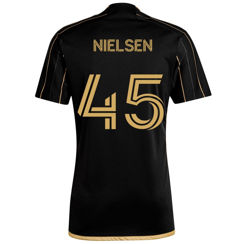 Pánské Kenny Nielsen #45 Černé Zlato Domů Hráčské Dresy 2024/25 Dres