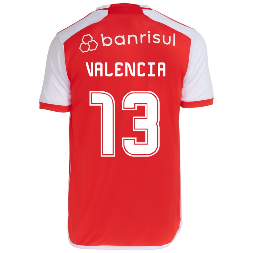 Pánské Enner Valencia #13 Červená Bílá Domů Hráčské Dresy 2024/25 Dres