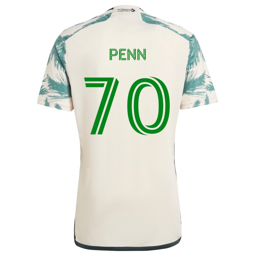 Pánské Josh Penn #70 Béžová Hnědá Daleko Hráčské Dresy 2024/25 Dres