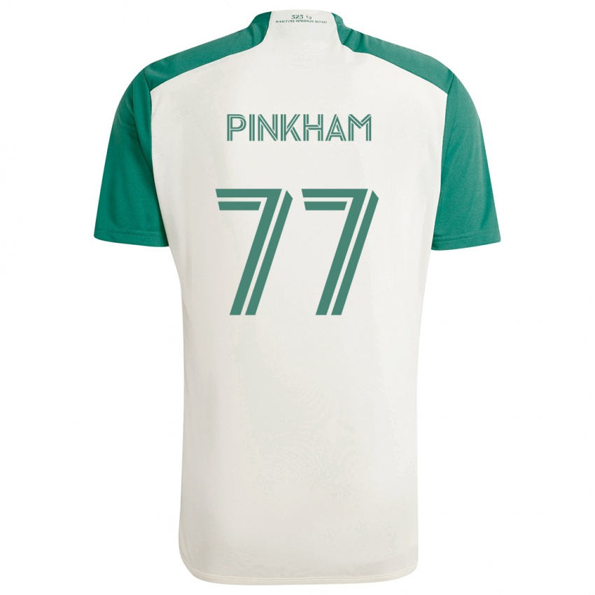 Pánské Chris Pinkham #77 Žluté Barvy Zelená Daleko Hráčské Dresy 2024/25 Dres