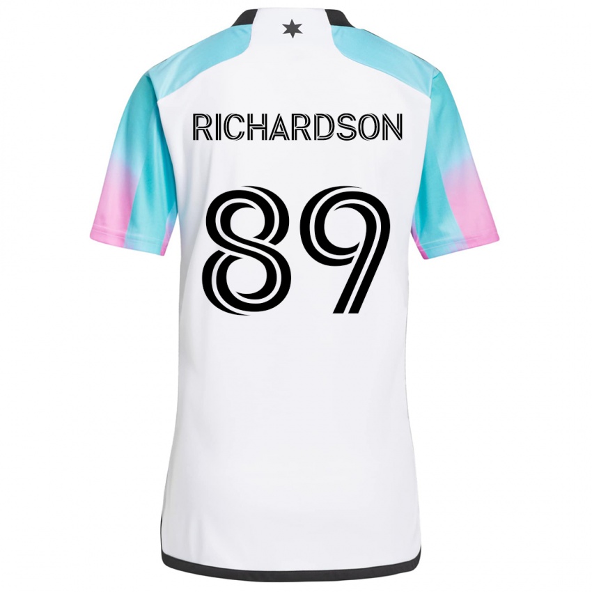 Pánské Nick Richardson #89 Bílá Modrá Černá Daleko Hráčské Dresy 2024/25 Dres