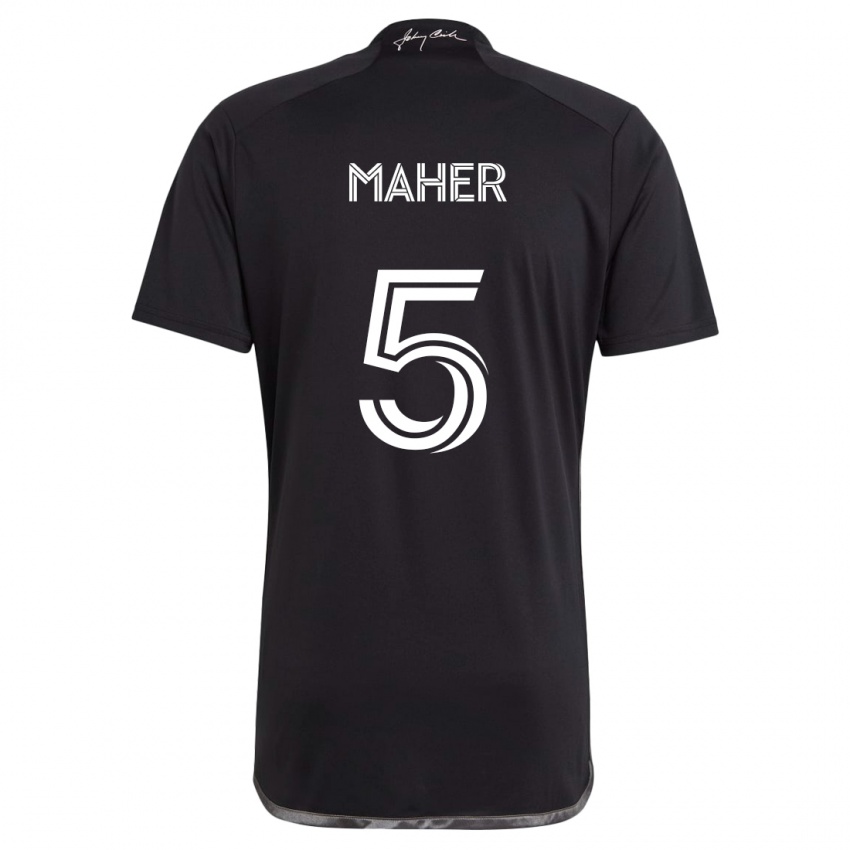 Pánské Jack Maher #5 Černá Daleko Hráčské Dresy 2024/25 Dres