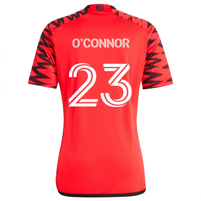 Pánské Aidan O'connor #23 Červená Černá Bílá Daleko Hráčské Dresy 2024/25 Dres