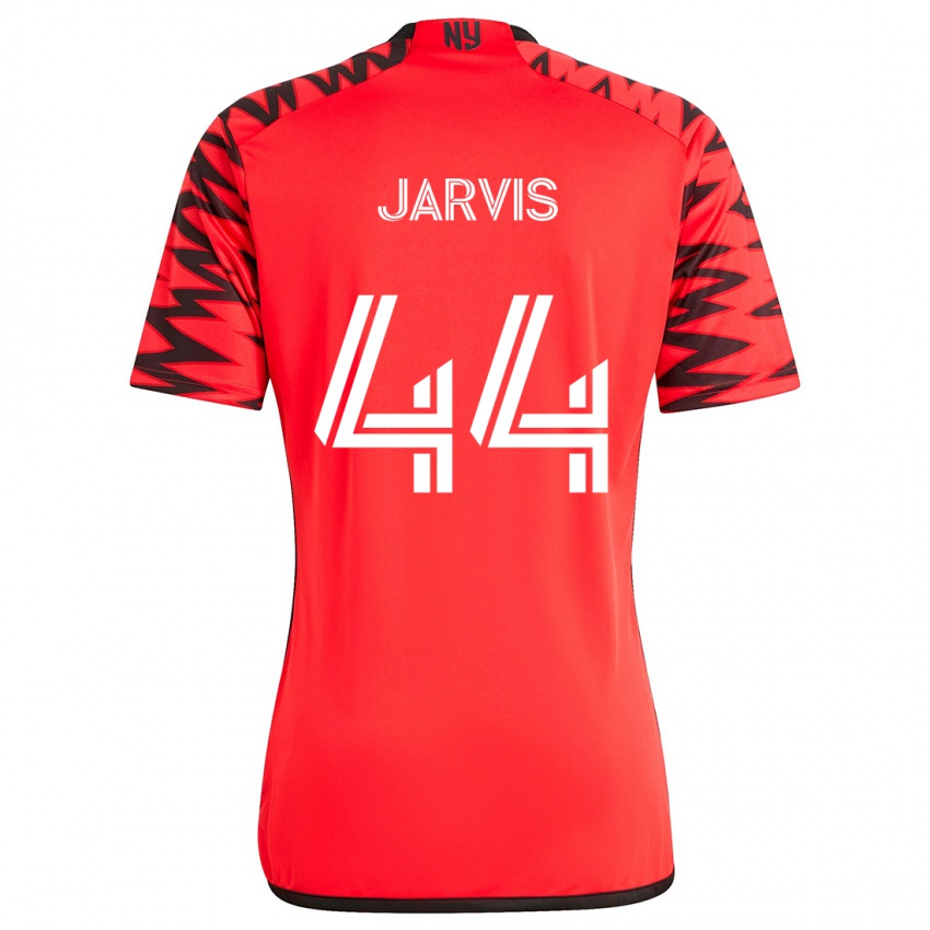 Pánské Aiden Jarvis #44 Červená Černá Bílá Daleko Hráčské Dresy 2024/25 Dres