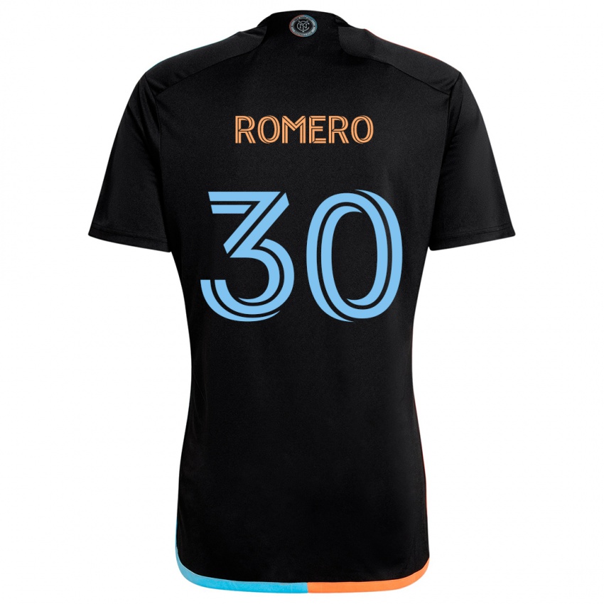 Pánské Tomás Romero #30 Černá Oranžová Modrá Daleko Hráčské Dresy 2024/25 Dres