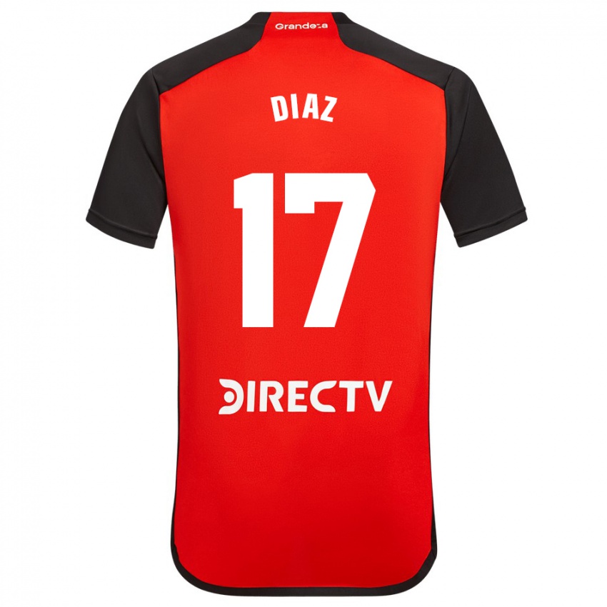 Pánské Paulo Diaz #17 Červená Černá Bílá Daleko Hráčské Dresy 2024/25 Dres